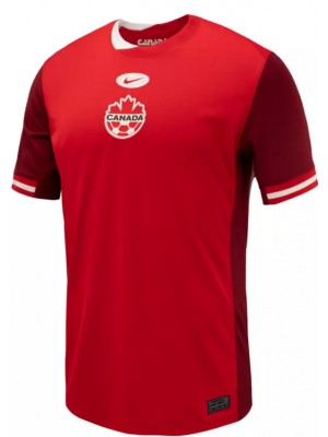 Canada maglia da casa Prima maglia da calcio per abbigliamento sportivo da uomo dell'uniforme da calcio 2024